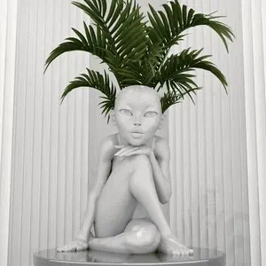 GIRL VASE/PLANTER "NYMPH EDITION"