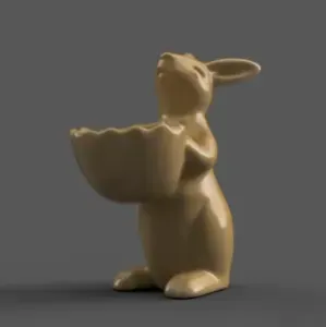 Cute Rabbit Planter - Vase - Urn - Candy Dish - Candle Holder