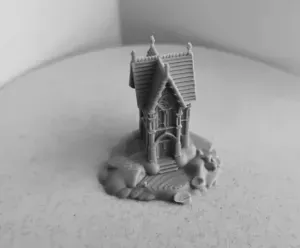 Gothic Tower Miniature – Medieval Terrain Building