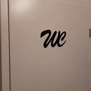 WC Sign for the door | With adhesive pads