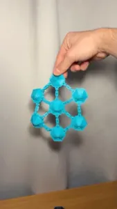 Hexagon Fidget Chain Mesh Toy