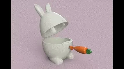 Easter egg box (with a key lock)