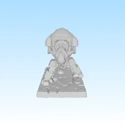 futuristic turret flamer tabletop skirmish game