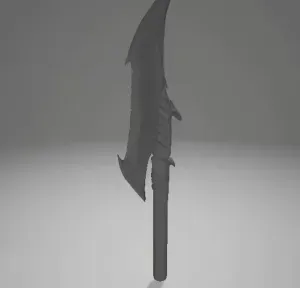 Doom Dark Ages Titan Sword Fake Prop Cosplay