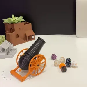 DICE CANNON - RUBBER BAND POWERED DICE LAUNCHER