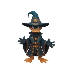 Action figure Boneco Patolino Mago Bruxo