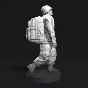 Soldier with Gear