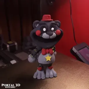 Smiling Lefty / PRINT-IN-PLACE WITHOUT SUPPORT /3MF
