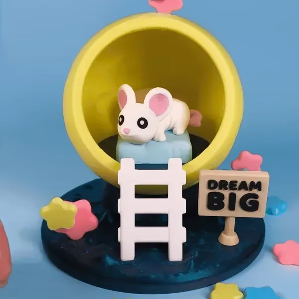 Stellar Diorama for Cute Flexi Animals, Mouse Edition! Moon — Фото 2 из 9
