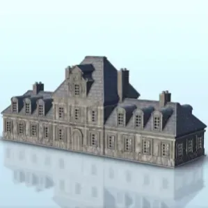 Baroque manor 20 - terrain WW2 scenery modern miniatures