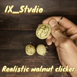 Realistic walnut - Fidget toy (clicker)