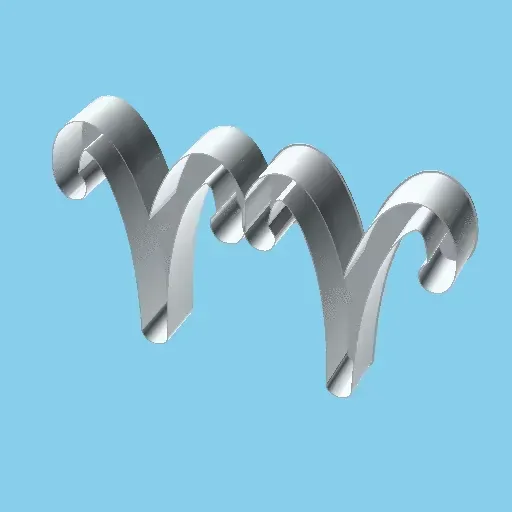 Aries symbol, nestable box (v2) — Image 2 of 5
