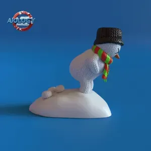 FUNNY KNITTED SNOWMAN