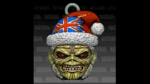 Xmas Ornaments Iron Maiden Eddie The Head