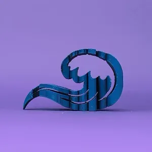 Text Flip - Surf The Wave
