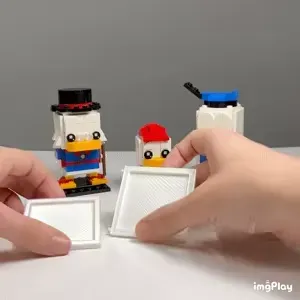 MODULAR LEGO BRICKHEADZ DISPLAY - LEGO EXPOSITOR for HOME