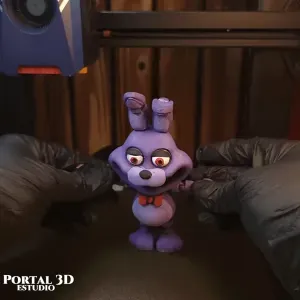 SMILING BONNIE // PRINT-IN-PLACE WITHOUT SUPPORT