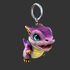 Llavero dragón- figura-juguete-3dprint-k1-stl-pokemon-lego