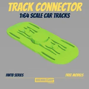 Track Connector, HWTB, Hot Wheels Track builder compatible