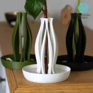 Modern Vase "Emberflare" | Propagation Vase STL to 3D print