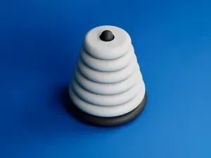 Chunky Stackable Rings | Montessori Toy