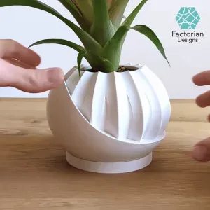 Plant Pot With Hidden Box | Planter Model "HiddenLotus"