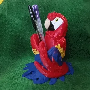 Macaw Pencil Holder