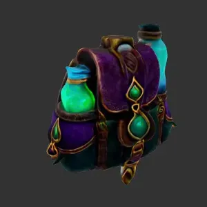 magic backpack with potions-figure-bust-toy-3dprint-k1-free