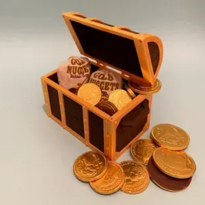 Treasure Chest Secret Stasher (Double Bottom Gift Box)