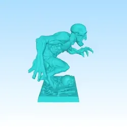 Ghoul running for tabletop D&D DSA heroquest