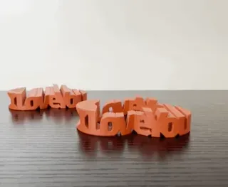 Heart Text Flips - "I Love You" — Image 3 of 9