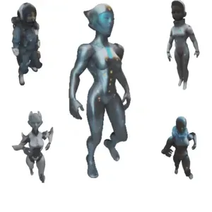 Sci-Fi Character Collection - Cyborg & Space Explorer Series
