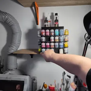 Rotating Citadel Paint Rack - Modular Carousel for 12ml/24ml