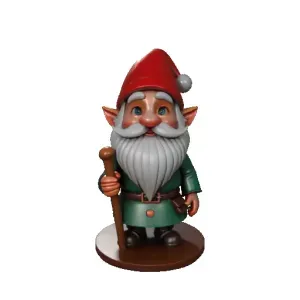 4516 Fairy Tale Gnome – Color Full-Body Figurine STL DND
