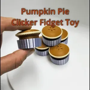 Pumpkin Pie Clicker Fidget Toy