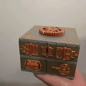 Steampunk Box 2x4 Compartments