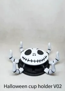 Jack Skellington Cup Holder (No Supports Needed)