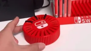 Silky Smooth Rotating Nintendo Switch Cartridge and Game Card Storage Tray (Requires 608ZZ Bearing)