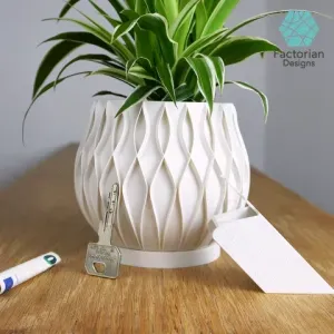 Plant Pot With Hidden Box | Planter Model "Bellaria" STL
