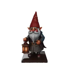 4452 Fairy Tale Gnome – Color Full-Body Figurine STL DND
