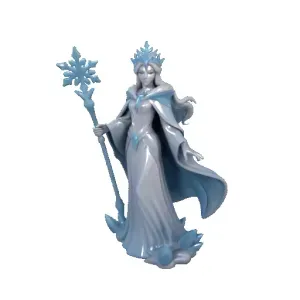 Elegant Ice Sorceress figurine / Crystal Snow Queen