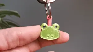 Mini Flip Frog Tongue Keychain