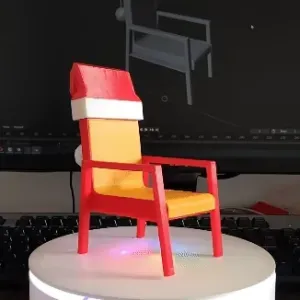 Santa's Chair for Christmas