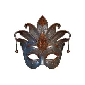 4002 Venetian Carnival Mask Color 3D Model DND STL