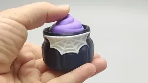Spiderweb Cupcake Fidget Clicker