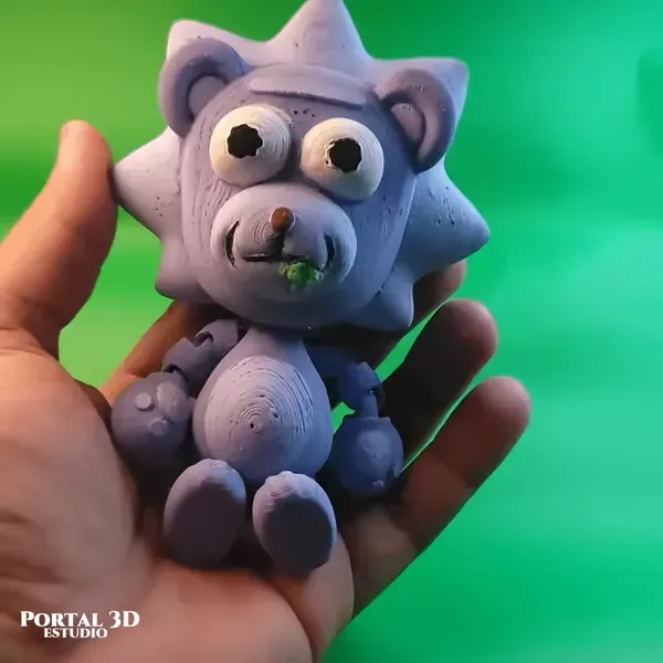 TEDDY RICK / PRINT-IN-PLACE WITHOUT SUPPORT /3MF — Image 3 of 8
