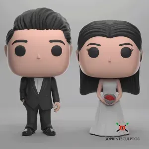 Funko Couple Wedding Cake Topper 04