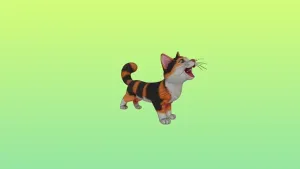 4608 Laughing Cat 3D Printed Full-Figure Statue STL DND