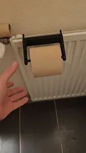 Toilet Paper Holder for Radiator Quick Replacement