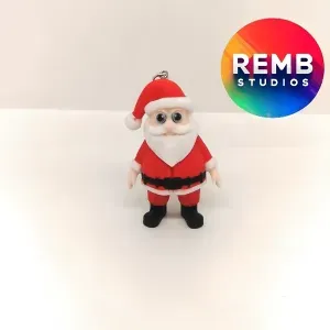 Flexi Mini Santa | Print in Place | NO Support